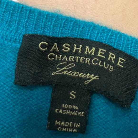 Cashmere Charter Club Luxury Sweater Size Small - Picture 3 of 3